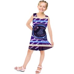 Abstract Sphere Room 3d Design Kids  Tunic Dress by Amaryn4rt