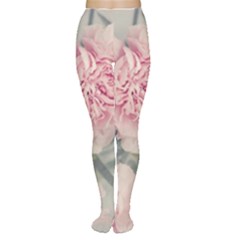 Cloves Flowers Pink Carnation Pink Women s Tights