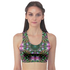 Digital Kaleidoscope Sports Bra