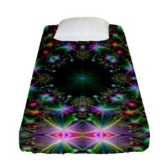 Digital Kaleidoscope Fitted Sheet (single Size)