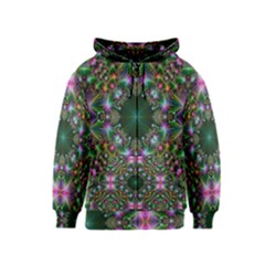 Digital Kaleidoscope Kids  Zipper Hoodie