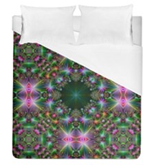 Digital Kaleidoscope Duvet Cover (queen Size)