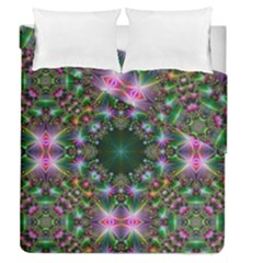 Digital Kaleidoscope Duvet Cover Double Side (queen Size)