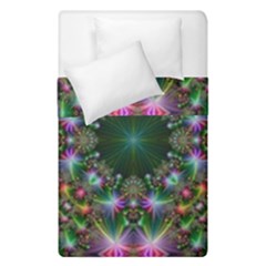 Digital Kaleidoscope Duvet Cover Double Side (single Size) by Amaryn4rt