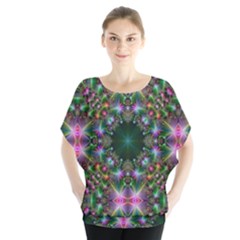 Digital Kaleidoscope Blouse