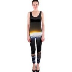 Door Breakthrough Door Sunburst Onepiece Catsuit