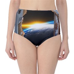 Door Breakthrough Door Sunburst High-waist Bikini Bottoms by Amaryn4rt