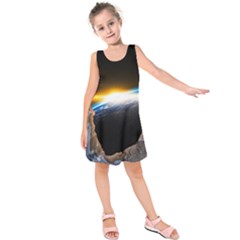 Door Breakthrough Door Sunburst Kids  Sleeveless Dress