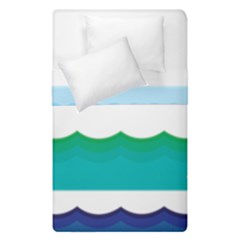 Water Border Water Waves Ocean Sea Duvet Cover Double Side (single Size)