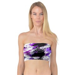 Abstract Canvas Acrylic Digital Design Bandeau Top by Amaryn4rt