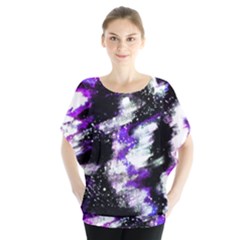 Abstract Canvas Acrylic Digital Design Blouse