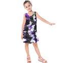 Abstract Canvas Acrylic Digital Design Kids  Sleeveless Dress View1