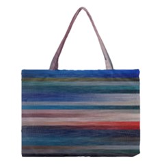 Background Horizontal Lines Medium Tote Bag