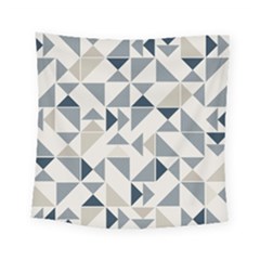 Geometric Triangle Modern Mosaic Square Tapestry (small) by Amaryn4rt