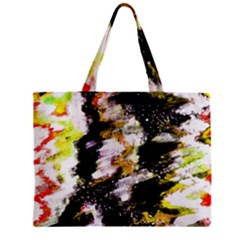 Canvas Acrylic Digital Design Art Zipper Mini Tote Bag by Amaryn4rt