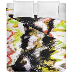 Canvas Acrylic Digital Design Art Duvet Cover Double Side (california King Size)