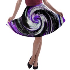 Canvas Acrylic Digital Design A-line Skater Skirt