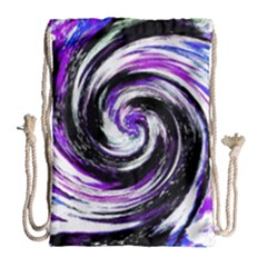 Canvas Acrylic Digital Design Drawstring Bag (large) by Amaryn4rt