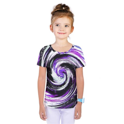 Canvas Acrylic Digital Design Kids  One Piece Tee by Amaryn4rt