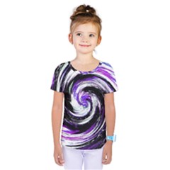 Canvas Acrylic Digital Design Kids  One Piece Tee