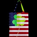 USA Ireland American Flag Shamrock Irish Funny St Patrick Country Flag  Zipper Classic Tote Bag View2