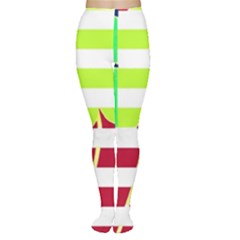 Usa Ireland American Flag Shamrock Irish Funny St Patrick Country Flag  Women s Tights by yoursparklingshop