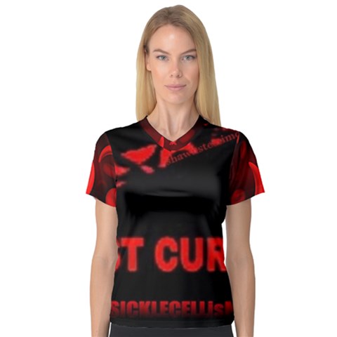 Picsart 1481928493581 2016 07 8  13 18 34 Women s V-neck Sport Mesh Tee by shawnstestimony