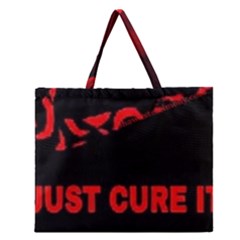 Picsart 1481928493581 2016 07 8  13 18 34 Zipper Large Tote Bag by shawnstestimony