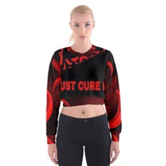 Picsart 1481928493581 2016 07 8  13 18 34 Women s Cropped Sweatshirt by shawnstestimony