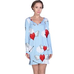 Love Hunting Long Sleeve Nightdress by Valentinaart