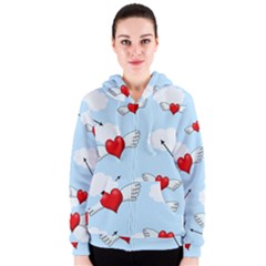 Love Hunting Women s Zipper Hoodie by Valentinaart