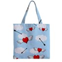 Love hunting Zipper Grocery Tote Bag View1