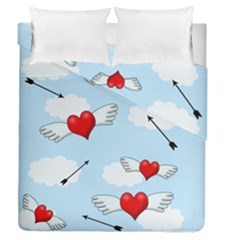 Love Hunting Duvet Cover Double Side (queen Size) by Valentinaart