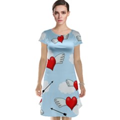 Love Hunting Cap Sleeve Nightdress by Valentinaart