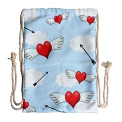 Love Hunting Drawstring Bag (large) by Valentinaart