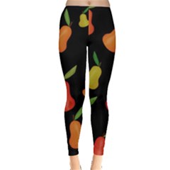 Pears Pattern Leggings  by Valentinaart