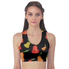 Pears Pattern Sports Bra by Valentinaart