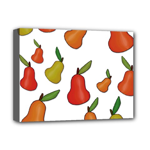 Decorative Pears Pattern Deluxe Canvas 16  X 12   by Valentinaart