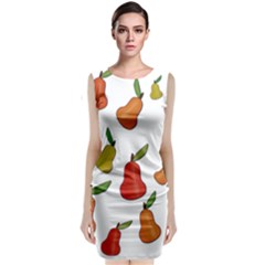 Decorative Pears Pattern Classic Sleeveless Midi Dress by Valentinaart