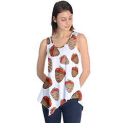 Chocolate Strawberries  Sleeveless Tunic by Valentinaart