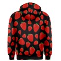 Strawberries pattern Men s Zipper Hoodie View2