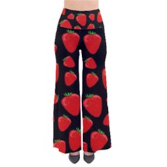 Strawberries Pattern Pants by Valentinaart