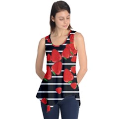 Strawberries  Sleeveless Tunic by Valentinaart