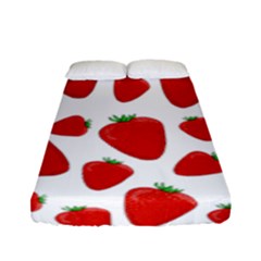 Decorative strawberries pattern Fitted Sheet (Full/ Double Size)