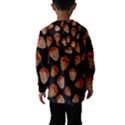 Chocolate strawberries pattern Hooded Wind Breaker (Kids) View2