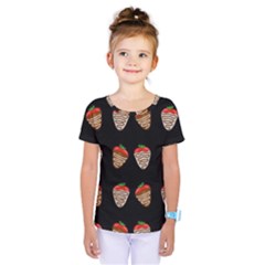 Chocolate Strawberies Kids  One Piece Tee