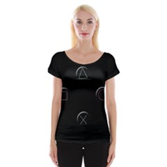 Joystick  Women s Cap Sleeve Top by Valentinaart