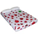 Beetle Animals Red Green Fly Fitted Sheet (California King Size) View2