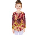 Bloom Blossom Close Up Flora Kids  Long Sleeve Tee View1