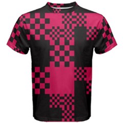 Cube Square Block Shape Creative Men s Cotton Tee by Amaryn4rt